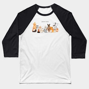Animal Love Baseball T-Shirt